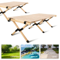 Pine Wooden Foldable Rectangular Table